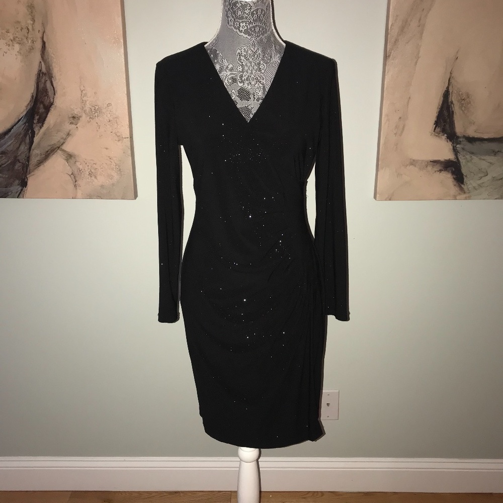Calvin Klein Black Sequin Dress